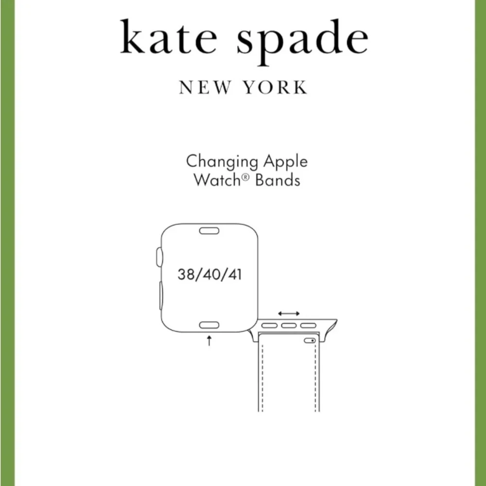 COPY - COPY - Genuine Kate Spade New York Apple Watch 38/40/41mm Band Rose Glit…